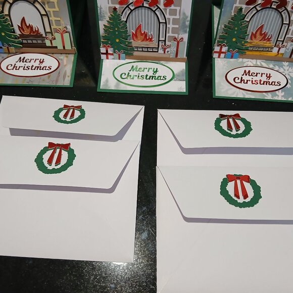 5" x 7" Handmade Christmas Cards - Set of 4 w/ Matching Envelopes - Picture 11 of 15